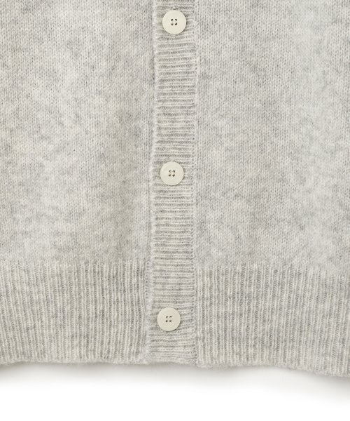 KNITTED(ニッティド)の「シェギドック ウール100% ラウンドカーディガン メランジェグレー(カーディガン/ボレロ・レディース・その他・MEDIUM/LARGE/X-LARGE)」の15枚目の写真
