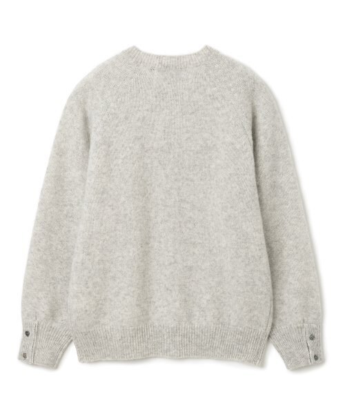 KNITTED(ニッティド)の「シェギドック ウール100% ラウンドカーディガン メランジェグレー(カーディガン/ボレロ・レディース・その他・MEDIUM/LARGE/X-LARGE)」の17枚目の写真