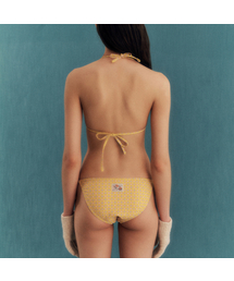 LOOP&LOOP（ループアンドループ）の「ストリングビキニボトム[グラニサンフラワー_イエロー]（水着）」