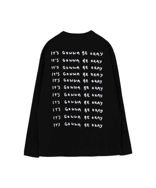 OURPOCKETS(アワーポケッツ)の「トンプソンビレッジ スローガン ラウンドTシャツ (ブラック)(Tシャツ/カットソー・レディース・ブラック・MEDIUM/X-LARGE)」の2枚目の写真