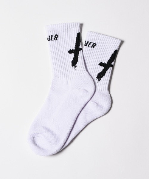 AIVER(アイバー)の「AIVER Aソックス 2PACK SET(ソックス/靴下・メンズ・ホワイト×ホワイト/ブラック×ブラック/ブラック×ホワイト・FREE)」の10枚目の写真