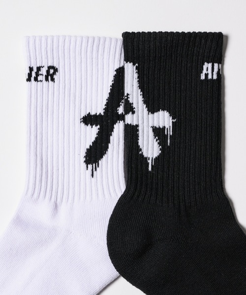 AIVER(アイバー)の「AIVER Aソックス 2PACK SET(ソックス/靴下・メンズ・ホワイト×ホワイト/ブラック×ブラック/ブラック×ホワイト・FREE)」の21枚目の写真