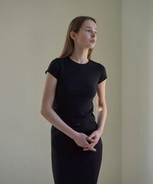 Cap Sleeve T-Shirts (Black)