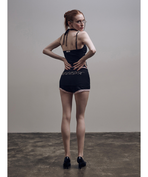 HILLDA（ヒルダ）の「ローズレースホルタートップ [ブラック]（Tシャツ/カットソー・レディース・その他・SMALL/MEDIUM）」の7枚目の写真