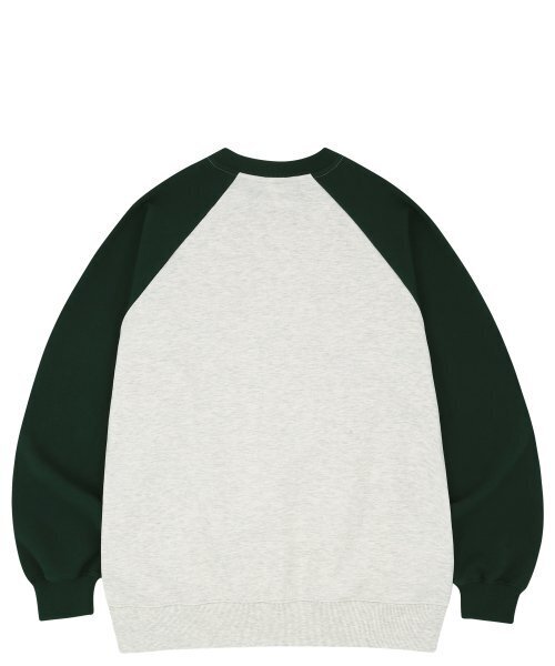 GAINSBORO(ゲインズボロ)の「GSBロゴラグランマンツーマン_オートミール/グリーン(スウェット・メンズ・その他・SMALL/MEDIUM/LARGE/X-LARGE)」の3枚目の写真