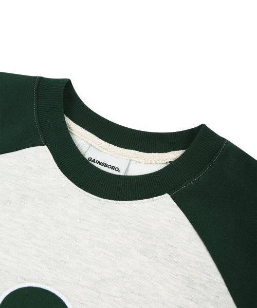 GAINSBORO(ゲインズボロ)の「GSBロゴラグランマンツーマン_オートミール/グリーン(スウェット・メンズ・その他・SMALL/MEDIUM/LARGE/X-LARGE)」の5枚目の写真