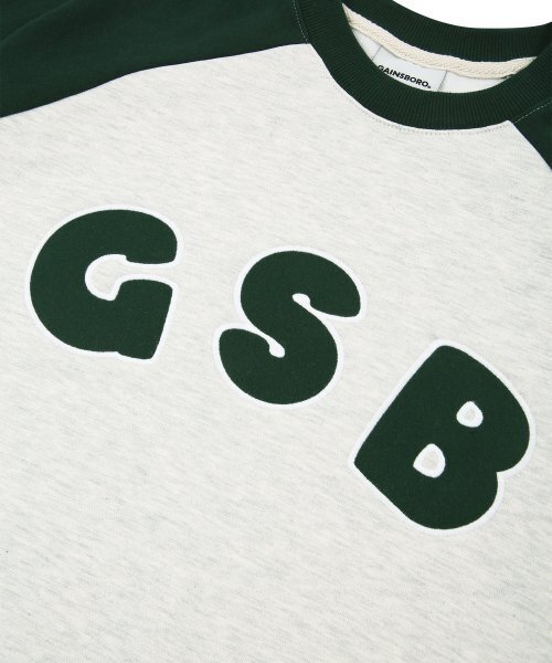GAINSBORO(ゲインズボロ)の「GSBロゴラグランマンツーマン_オートミール/グリーン(スウェット・メンズ・その他・SMALL/MEDIUM/LARGE/X-LARGE)」の6枚目の写真