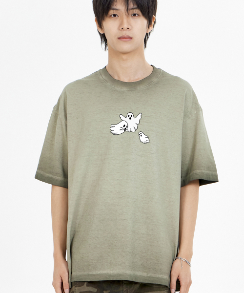 BY.L(バイエル)の「モンスターゴーストピグメント半袖Tシャツカーキ(Tシャツ/カットソー・メンズ・その他・MEDIUM/LARGE/X-LARGE/XX-LARGE)」の1枚目の写真