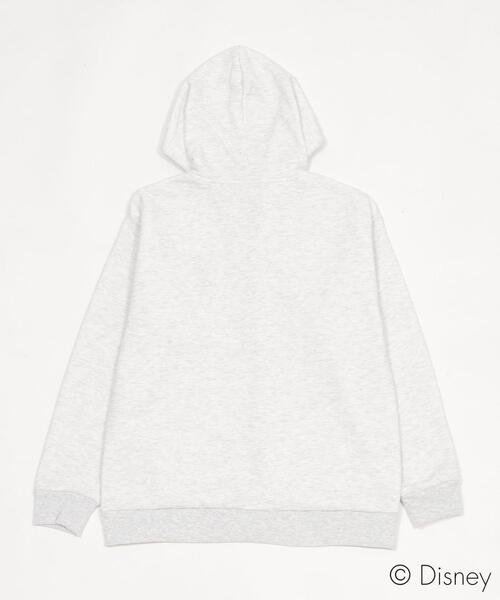 Disney（ディズニー）の「WEGO/ミッキーZIPパーカー (軽ボア)（パーカー・メンズ・スミクロ/アッシュグレー・MEDIUM/LARGE）」の18枚目の写真