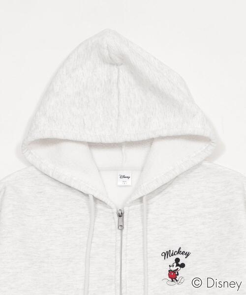 Disney（ディズニー）の「WEGO/ミッキーZIPパーカー (軽ボア)（パーカー・メンズ・スミクロ/アッシュグレー・MEDIUM/LARGE）」の19枚目の写真