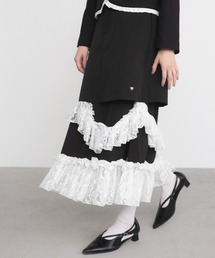 idem | asymmetry lace frill skirt / アシメレースフリルスカート(スカート)