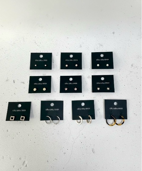 Burner(バーナー)の「【Sonu jewelry(ソヌジュエリー)】デザインピアス 10点セット son-pierce-9【GBT】(ピアス(両耳用)・レディース・A/H/J/O/Q/X/Z/その他8/その他10/その他13/その他22/その他24/その他31/その他33/シルバー系その他3/シルバー系その他5/シルバー系3/シルバー系5/C/D/E/F/S/U/V/W/その他1/その他3/その他5/その他11/その他34/その他35/シルバー系/シルバー系1/K/L/M/N/その他6/その他14/その他15/その他16/その他17/その他18/その他25/その他26/その他27/その他28/その他29/シルバー系その他7/シルバー系6/シルバー系7/シルバー系8/シルバー系9/B/G/I/P/R/Y/その他4/その他7/その他9/その他12/その他20/その他21/その他23/その他30/その他32/シルバー系その他2/シルバー系その他4/シルバー系その他6/シルバー系2/シルバー系4・FREE)」の8枚目の写真