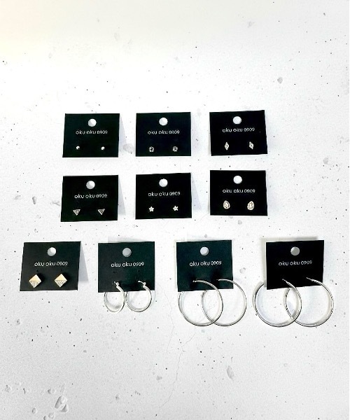 Burner(バーナー)の「【Sonu jewelry(ソヌジュエリー)】デザインピアス 10点セット son-pierce-9【GBT】(ピアス(両耳用)・レディース・A/H/J/O/Q/X/Z/その他8/その他10/その他13/その他22/その他24/その他31/その他33/シルバー系その他3/シルバー系その他5/シルバー系3/シルバー系5/C/D/E/F/S/U/V/W/その他1/その他3/その他5/その他11/その他34/その他35/シルバー系/シルバー系1/K/L/M/N/その他6/その他14/その他15/その他16/その他17/その他18/その他25/その他26/その他27/その他28/その他29/シルバー系その他7/シルバー系6/シルバー系7/シルバー系8/シルバー系9/B/G/I/P/R/Y/その他4/その他7/その他9/その他12/その他20/その他21/その他23/その他30/その他32/シルバー系その他2/シルバー系その他4/シルバー系その他6/シルバー系2/シルバー系4・FREE)」の10枚目の写真