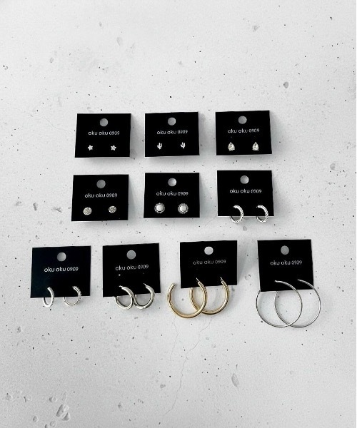 Burner(バーナー)の「【Sonu jewelry(ソヌジュエリー)】デザインピアス 10点セット son-pierce-9【GBT】(ピアス(両耳用)・レディース・A/H/J/O/Q/X/Z/その他8/その他10/その他13/その他22/その他24/その他31/その他33/シルバー系その他3/シルバー系その他5/シルバー系3/シルバー系5/C/D/E/F/S/U/V/W/その他1/その他3/その他5/その他11/その他34/その他35/シルバー系/シルバー系1/K/L/M/N/その他6/その他14/その他15/その他16/その他17/その他18/その他25/その他26/その他27/その他28/その他29/シルバー系その他7/シルバー系6/シルバー系7/シルバー系8/シルバー系9/B/G/I/P/R/Y/その他4/その他7/その他9/その他12/その他20/その他21/その他23/その他30/その他32/シルバー系その他2/シルバー系その他4/シルバー系その他6/シルバー系2/シルバー系4・FREE)」の12枚目の写真