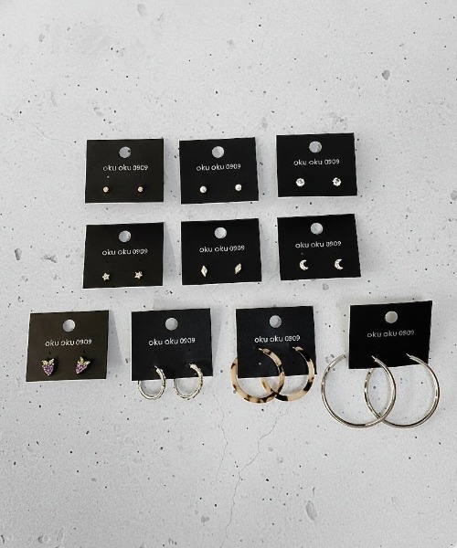 Burner(バーナー)の「【Sonu jewelry(ソヌジュエリー)】デザインピアス 10点セット son-pierce-9【GBT】(ピアス(両耳用)・レディース・A/H/J/O/Q/X/Z/その他8/その他10/その他13/その他22/その他24/その他31/その他33/シルバー系その他3/シルバー系その他5/シルバー系3/シルバー系5/C/D/E/F/S/U/V/W/その他1/その他3/その他5/その他11/その他34/その他35/シルバー系/シルバー系1/K/L/M/N/その他6/その他14/その他15/その他16/その他17/その他18/その他25/その他26/その他27/その他28/その他29/シルバー系その他7/シルバー系6/シルバー系7/シルバー系8/シルバー系9/B/G/I/P/R/Y/その他4/その他7/その他9/その他12/その他20/その他21/その他23/その他30/その他32/シルバー系その他2/シルバー系その他4/シルバー系その他6/シルバー系2/シルバー系4・FREE)」の18枚目の写真