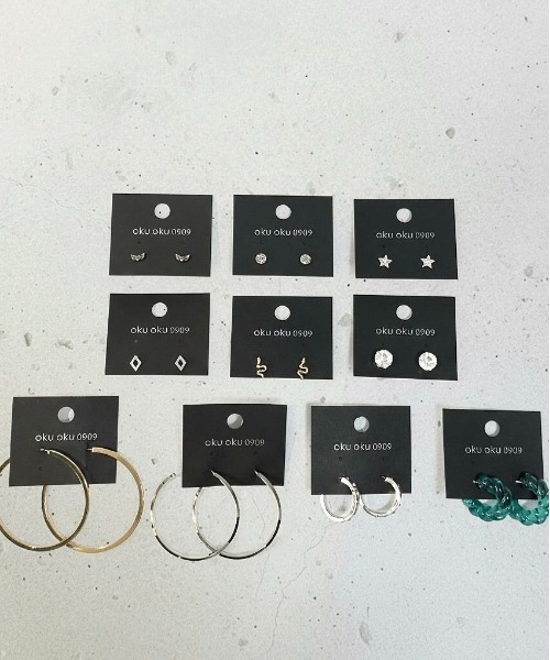 Burner(バーナー)の「【Sonu jewelry(ソヌジュエリー)】デザインピアス 10点セット son-pierce-9【GBT】(ピアス(両耳用)・レディース・A/H/J/O/Q/X/Z/その他8/その他10/その他13/その他22/その他24/その他31/その他33/シルバー系その他3/シルバー系その他5/シルバー系3/シルバー系5/C/D/E/F/S/U/V/W/その他1/その他3/その他5/その他11/その他34/その他35/シルバー系/シルバー系1/K/L/M/N/その他6/その他14/その他15/その他16/その他17/その他18/その他25/その他26/その他27/その他28/その他29/シルバー系その他7/シルバー系6/シルバー系7/シルバー系8/シルバー系9/B/G/I/P/R/Y/その他4/その他7/その他9/その他12/その他20/その他21/その他23/その他30/その他32/シルバー系その他2/シルバー系その他4/シルバー系その他6/シルバー系2/シルバー系4・FREE)」の19枚目の写真