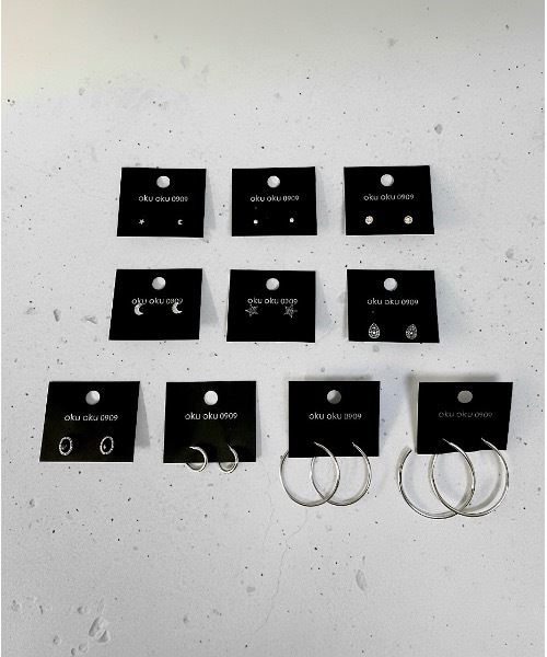 Burner(バーナー)の「【Sonu jewelry(ソヌジュエリー)】デザインピアス 10点セット son-pierce-9【GBT】(ピアス(両耳用)・レディース・A/H/J/O/Q/X/Z/その他8/その他10/その他13/その他22/その他24/その他31/その他33/シルバー系その他3/シルバー系その他5/シルバー系3/シルバー系5/C/D/E/F/S/U/V/W/その他1/その他3/その他5/その他11/その他34/その他35/シルバー系/シルバー系1/K/L/M/N/その他6/その他14/その他15/その他16/その他17/その他18/その他25/その他26/その他27/その他28/その他29/シルバー系その他7/シルバー系6/シルバー系7/シルバー系8/シルバー系9/B/G/I/P/R/Y/その他4/その他7/その他9/その他12/その他20/その他21/その他23/その他30/その他32/シルバー系その他2/シルバー系その他4/シルバー系その他6/シルバー系2/シルバー系4・FREE)」の2枚目の写真