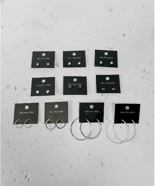 Burner(バーナー)の「【Sonu jewelry(ソヌジュエリー)】デザインピアス 10点セット son-pierce-9【GBT】(ピアス(両耳用)・レディース・A/H/J/O/Q/X/Z/その他8/その他10/その他13/その他22/その他24/その他31/その他33/シルバー系その他3/シルバー系その他5/シルバー系3/シルバー系5/C/D/E/F/S/U/V/W/その他1/その他3/その他5/その他11/その他34/その他35/シルバー系/シルバー系1/K/L/M/N/その他6/その他14/その他15/その他16/その他17/その他18/その他25/その他26/その他27/その他28/その他29/シルバー系その他7/シルバー系6/シルバー系7/シルバー系8/シルバー系9/B/G/I/P/R/Y/その他4/その他7/その他9/その他12/その他20/その他21/その他23/その他30/その他32/シルバー系その他2/シルバー系その他4/シルバー系その他6/シルバー系2/シルバー系4・FREE)」の3枚目の写真