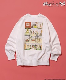 niko and... | 【Betty Boop(ベティ・ブープ)】CHARACTER PRINT SWEATSHIRT(スウェット)