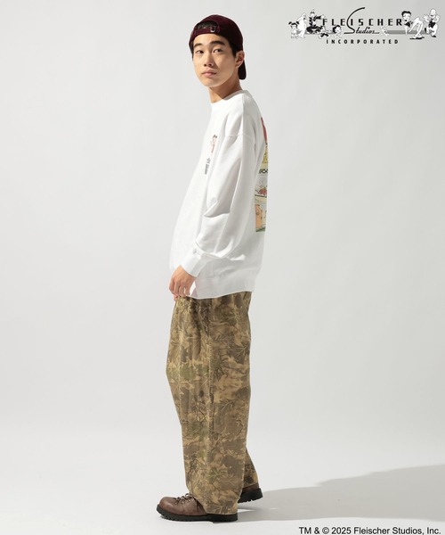 niko and...（ニコアンド）の「【Betty Boop(ベティ・ブープ)】CHARACTER PRINT SWEATSHIRT（スウェット・メンズ・オフホワイト/ブラック・MEDIUM/LARGE）」の22枚目の写真