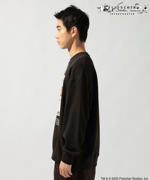 niko and...（ニコアンド）の「【Betty Boop(ベティ・ブープ)】CHARACTER PRINT SWEATSHIRT（スウェット・メンズ・オフホワイト/ブラック・MEDIUM/LARGE）」の15枚目の写真