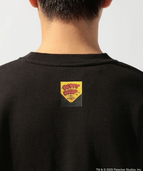 niko and...（ニコアンド）の「【Betty Boop(ベティ・ブープ)】CHARACTER PRINT SWEATSHIRT（スウェット・メンズ・オフホワイト/ブラック・MEDIUM/LARGE）」の17枚目の写真