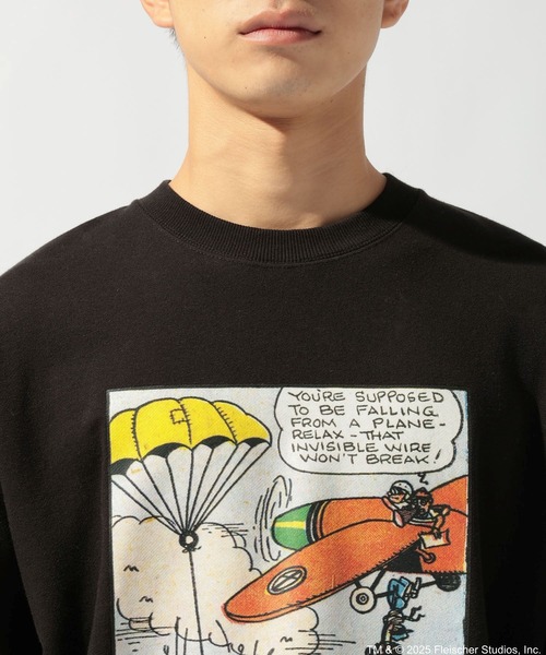 niko and...（ニコアンド）の「【Betty Boop(ベティ・ブープ)】CHARACTER PRINT SWEATSHIRT（スウェット・メンズ・オフホワイト/ブラック・MEDIUM/LARGE）」の19枚目の写真