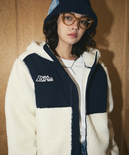 CORALIAN(コラリアン)の「ブロックフリースジャケットアイボリー(その他アウター・メンズ・その他・2XL/L/XL)」の3枚目の写真