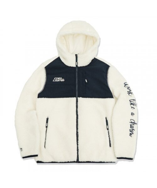 CORALIAN(コラリアン)の「ブロックフリースジャケットアイボリー(その他アウター・メンズ・その他・2XL/L/XL)」の5枚目の写真