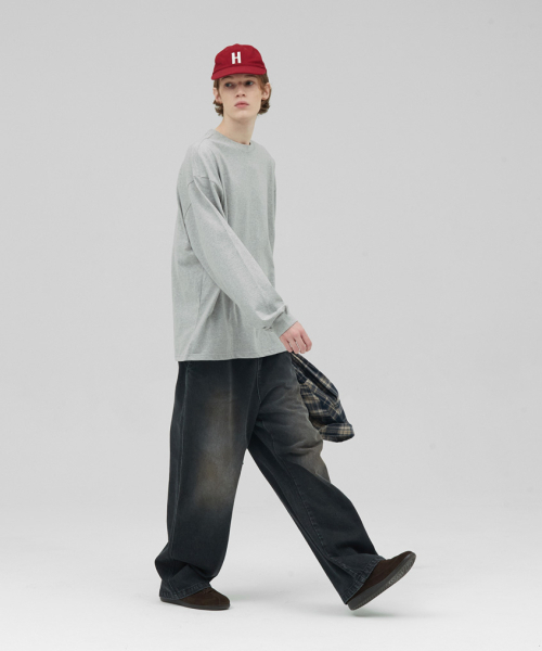 STENDS（ステンズ）の「[M~4XL] ヘビーロングスリーブTシャツ_メランジグレー（Tシャツ/カットソー・メンズ・その他・XXXX-LARGE/MEDIUM/LARGE/X-LARGE/XX-LARGE/XXX-LARGE）」の15枚目の写真