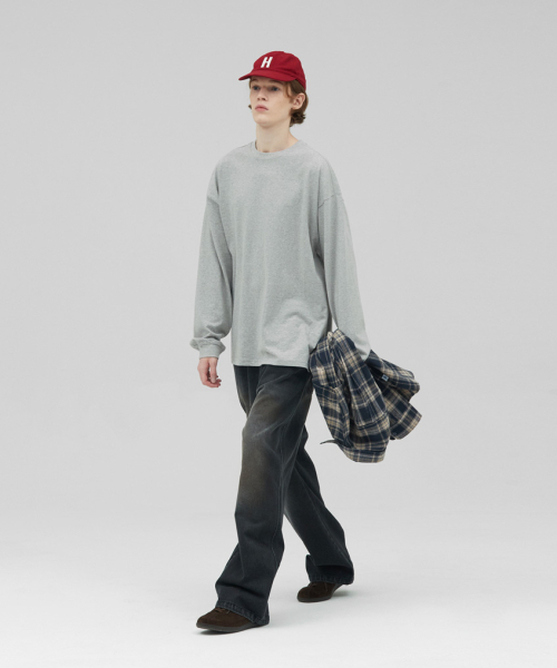 STENDS（ステンズ）の「[M~4XL] ヘビーロングスリーブTシャツ_メランジグレー（Tシャツ/カットソー・メンズ・その他・XXXX-LARGE/MEDIUM/LARGE/X-LARGE/XX-LARGE/XXX-LARGE）」の14枚目の写真