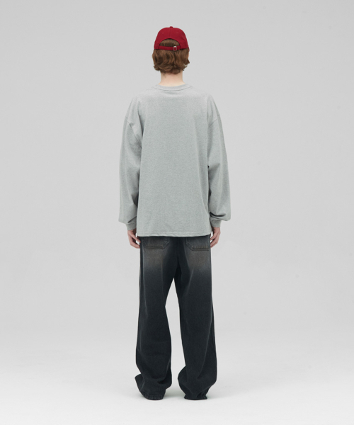 STENDS（ステンズ）の「[M~4XL] ヘビーロングスリーブTシャツ_メランジグレー（Tシャツ/カットソー・メンズ・その他・XXXX-LARGE/MEDIUM/LARGE/X-LARGE/XX-LARGE/XXX-LARGE）」の7枚目の写真