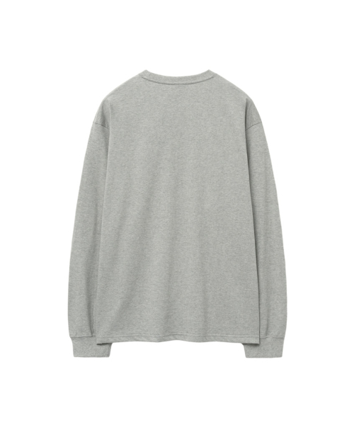 STENDS（ステンズ）の「[M~4XL] ヘビーロングスリーブTシャツ_メランジグレー（Tシャツ/カットソー・メンズ・その他・XXXX-LARGE/MEDIUM/LARGE/X-LARGE/XX-LARGE/XXX-LARGE）」の9枚目の写真