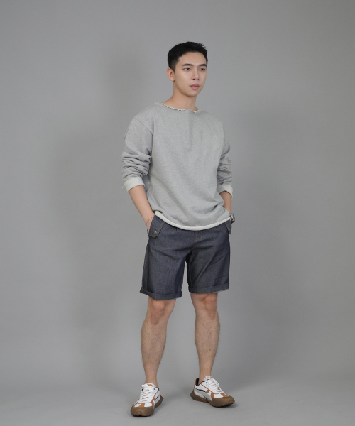 SAINTCREW(セントクルー)の「ヘビーテリーグランジスウェットシャツ HGS-802 グレー(スウェット・レディース・その他・MEDIUM/LARGE/X-LARGE)」の7枚目の写真