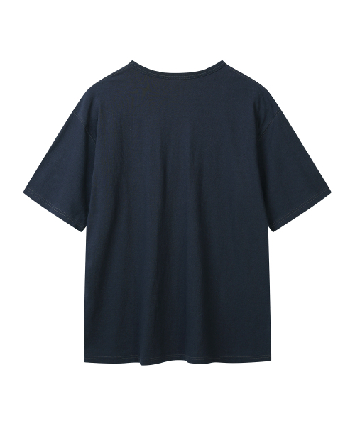 YOUNEEDGARMENTS(ユーニーズガーメンツ)の「ラウンドポケット S/S Tシャツ (ネイビー)(Tシャツ/カットソー・メンズ・その他・40/42)」の2枚目の写真