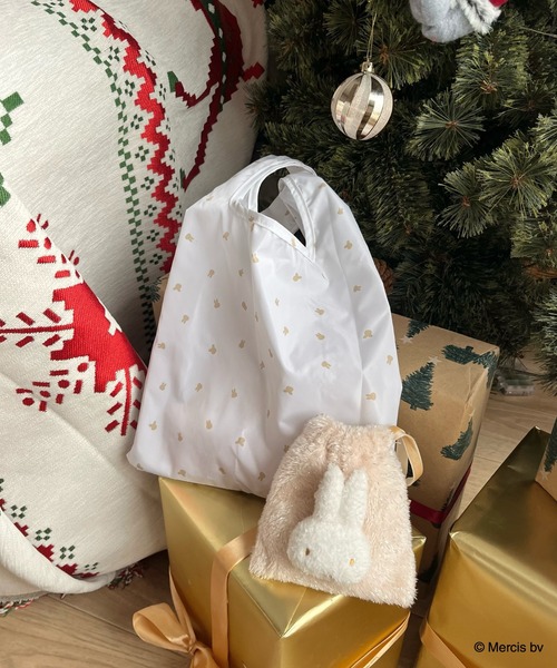 Miffy（ ミッフィー）の「miffy 巾着付き総柄エコバッグ（エコバッグ/サブバッグ・レディース・ピンク/オフホワイト/アイボリー・FREE）」の10枚目の写真