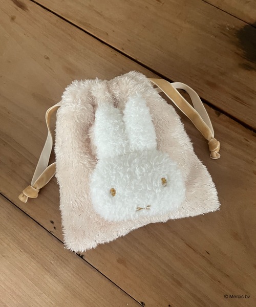 Miffy（ ミッフィー）の「miffy 巾着付き総柄エコバッグ（エコバッグ/サブバッグ・レディース・ピンク/オフホワイト/アイボリー・FREE）」の5枚目の写真