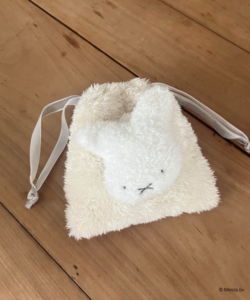 Miffy（ ミッフィー）の「miffy 巾着付き総柄エコバッグ（エコバッグ/サブバッグ・レディース・ピンク/オフホワイト/アイボリー・FREE）」の6枚目の写真