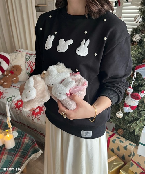 Miffy（ ミッフィー）の「miffy 巾着付き総柄エコバッグ（エコバッグ/サブバッグ・レディース・ピンク/オフホワイト/アイボリー・FREE）」の11枚目の写真