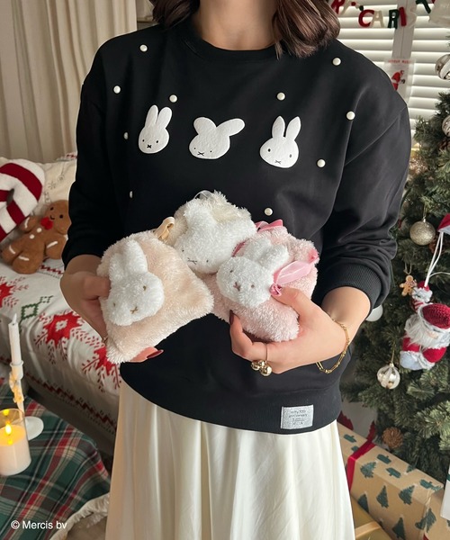 Miffy（ ミッフィー）の「miffy 巾着付き総柄エコバッグ（エコバッグ/サブバッグ・レディース・ピンク/オフホワイト/アイボリー・FREE）」の12枚目の写真