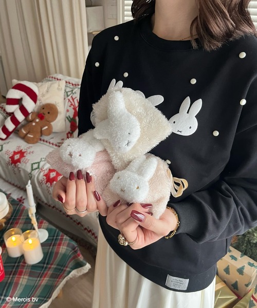 Miffy（ ミッフィー）の「miffy 巾着付き総柄エコバッグ（エコバッグ/サブバッグ・レディース・ピンク/オフホワイト/アイボリー・FREE）」の13枚目の写真