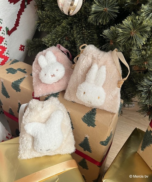 Miffy（ ミッフィー）の「miffy 巾着付き総柄エコバッグ（エコバッグ/サブバッグ・レディース・ピンク/オフホワイト/アイボリー・FREE）」の7枚目の写真