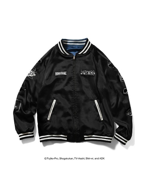 HOMEGAME(ホームゲーム)の「ドラえもん × ホームゲーム 【HOMEGAME】- リーバーシブル スーベニア ジャケット【DORAEMON REVERSIBLE SOUVENIR JACKET HG251002】(スカジャン・メンズ・ブルー・X-LARGE/LARGE/MEDIUM/SMALL/XX-LARGE)」の12枚目の写真