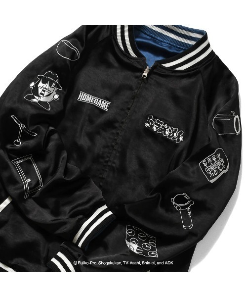 HOMEGAME(ホームゲーム)の「ドラえもん × ホームゲーム 【HOMEGAME】- リーバーシブル スーベニア ジャケット【DORAEMON REVERSIBLE SOUVENIR JACKET HG251002】(スカジャン・メンズ・ブルー・X-LARGE/LARGE/MEDIUM/SMALL/XX-LARGE)」の14枚目の写真