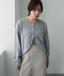 SHENERY | 2WAYラウンドショートPO(ニット/セーター)