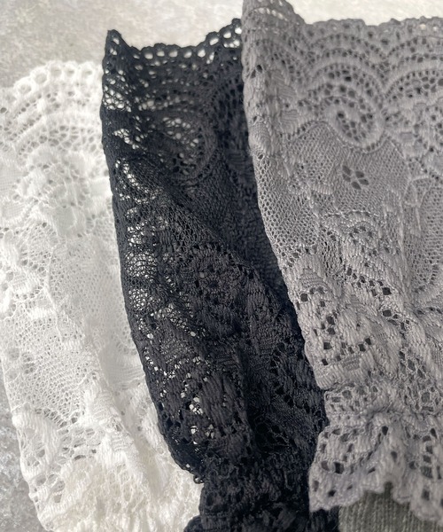 Futier land（フューティアランド）の「レースレイヤードソックス（ソックス/靴下・レディース・ホワイト/グレー/ブラック・FREE）」の22枚目の写真