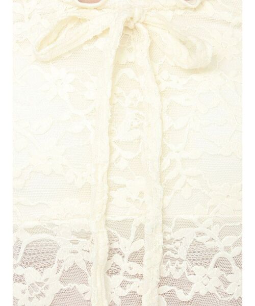 CALNAMUR（カルナムール）の「ピーチレースパットイントップス（Tシャツ/カットソー・レディース・ブラック/オフホワイト/イエロー・FREE）」の8枚目の写真