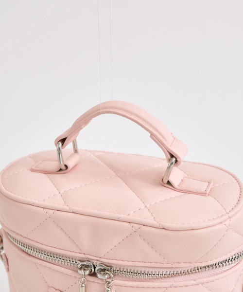 OLIVE des OLIVE（オリーブデオリーブ）の「フラワーバニティーバッグ（ハンドバッグ・レディース・イエロー/ピンク/オフホワイト/ブラック/サックスブルー・FREE）」の7枚目の写真