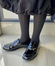 Ja-vie（ジャヴィ）の「Ja-vie ジャヴィ 綿混着圧ハイソックス 靴下  抗菌防臭 23~25cm 25~27cm（ソックス/靴下）」