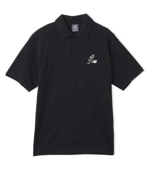 NEW BALANCE(ニューバランス)の「New Balance Shohei Always On Logo SS Polo / ニューバランス オオタニ ショウヘイ オールウェイズオンロゴショートスリーブ ポロ(ポロシャツ・メンズ・グレー/ブラック/ネイビー・M/L/XL)」の1枚目の写真